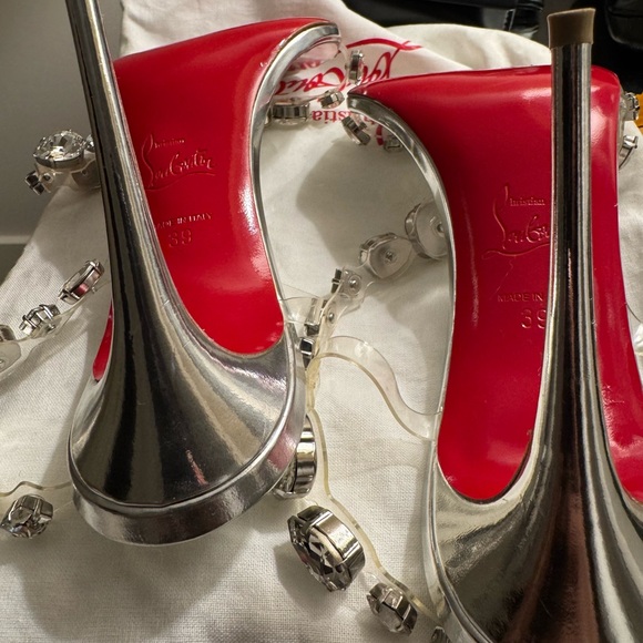 Christian Louboutin ROSALIE JEWEL HEELS #SOLDOUT SZ 39 - Picture 10 of 12